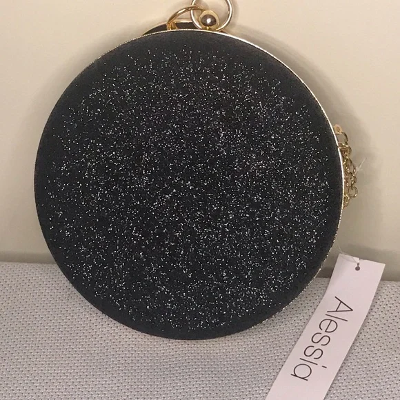 Sparkly clutch with shoulder strap - Picture 5 of 5